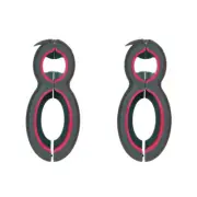 2x Progressive Black 6in1 Prepworks Manual Lid/Can Bottle Multi Opener Handheld
