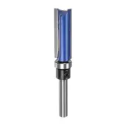 Pattern Flush Trim Router Bit 1-1/2" Cutting Length for Trimming, Blue