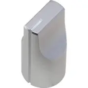 Silver Knob With Set Screw 12.7mm Diameter Aluminium
