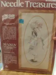 Vintage Needle Treasures Crewel MANDY Needlepoint Kit #00559 by Jan Hagara