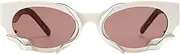 [Appassal] Trendy Sunglasses for Women Men Vintage Narrow Cateye Metal Snake Sunnie Y2k Accessories AP3621