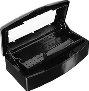 Box Manicure Box Sterilizer Tray Durable Nail Tool Storage Case for Safe and Easy to Clean Removable Tray Wear Resistant Design for Professional Personal Use