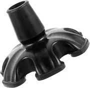 Rubber Foot Pads for Crutches Walker Accessories Walking Sticks Parts Trekking Pole Rubber Tips Rubber Tips for Trekking Poles Ski Pole Tips Replacement Heavy Duty Cane Tips Black