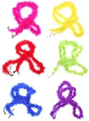 Clothes Accessory Hand Decor For Party Light up Boa Trim Fringe Embellishments for Crafting Feaether Boas