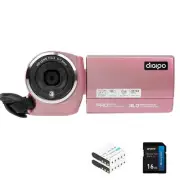 Video Camera, Full HD 1080P Camcorder Vlogging Camera Recorder for YouTube wi...