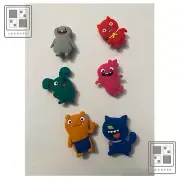 6 Pc Crocs Charms for Croc Charm Ugly Dolls Inspired