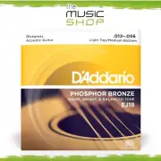 D'Addario EJ19 12-56 Bluegrass Phosphor Bronze Acoustic Guitar Strings