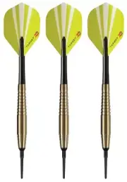 Target Game Play Sport Grip Soft Tip Darts - 18 Grams - Slim Tri Pack Case - B