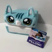 Kid Cubes Kitty Toddler Pillow, 2-in-1 Fun Toy & Plush Pillow Cube, Callie, Cat