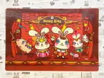 【震撼精品百貨】 BUNNY KING 邦尼國王兔 香港邦尼兔3D塑膠餐墊-紅#72213 震撼日式精品百貨