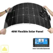 Flexible Solar Panel 12V System Battery Charger with PV Connector Max 18V New