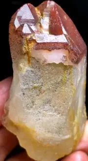 98g 1PC Fire Quartz Lepidocrocite Ignite your Passion Purpose Play Namibia j940