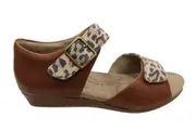 Homyped Ferra Womens Leather Comfortable Wide Width Sandals