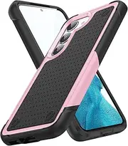 [Asuwish] Mobile Phone Case for Samsung Galaxy S23 5G Case with Glass Film Screen Protector Shockproof S 23 23S S23 Case Slim Mobile Phone Cases Protective Glass Tempered Glass Screen Protector Cover