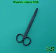 5 Operating Scissors Curved 5" blunt-blunt Black Coated Surgical Instruments