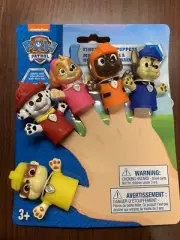 Set of 5 Paw Patrol Finger Puppets Bath Toys New Free Shipping