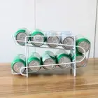 Drink Can Dispenser Storage Rack Holder Kitchen Storage Fridge Organiser Shelf
