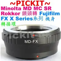 在飛比找Yahoo奇摩拍賣-7-11運費0元優惠優惠-MINOLTA MD MC鏡頭轉富士Fujifilm FX 
