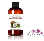 FRACTIONATED COCONUT OIL COLD PRESSED MCT 4 16 32 oz GLASS BOTTLE OPTION
