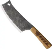 Condor Tool & Knife Norse Dragon Cleaver CTK1033-7.4-HC 1075 Blade Wood w/Sheath