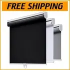 Elegant Cordless Roller Blinds 40" x 72" - Thermal Insulated Blackout Shades