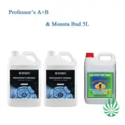 Hydroponics Nutrient Growing Professor's Original A&B Plus Monsta Bud 5L