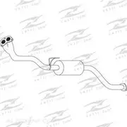 Redback Mufflers Bolt-On to suit Toyota Hilux RZN149 EP - M1438