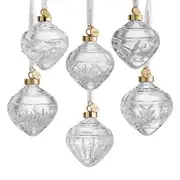 Waterford Winter Wonders Baubles Holly, Set of 6