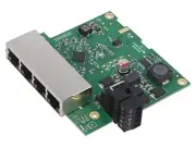 SW-114 Switch Ethernet Unmanaged Number of Port: 4 5-30VDC RJ45 IP00 BRAINBOXES