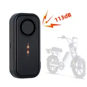3D Displacement Loud 113dB NEW Wireless Anti-Theft Vibration Bike Security Alarm