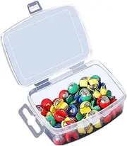 brooksnaji Split Shot Sinker, Fishing Weight Lead Kit - Small Lead Fishing Weights, 50x Catfish Weights Sinkers, Portable Sinkers Set for Outdoor Fishing