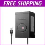 120W Low Voltage Landscape Transformer with Timer & Dusk Sensor for 12V Lighting