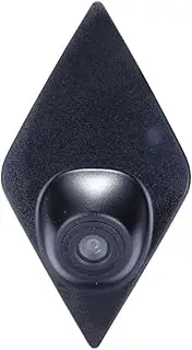 HD CCD Car Camera Front View Badge Compatible with Renault Kadjar Koleos 2016 2017 Black Reversing System