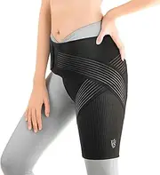 Vital Salveo Compression Recovery Hip Brace – Hip Brace for Women and Men, Supports Hip Pain Relief and Aids Hip Injury Recovery, Designed for Support, Comfort, & Mobility (1PC)-Medium