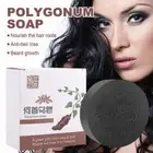 SOAP GREY COVER Bar Shampoo Natural Polygonum Essence Hair Darkening Shampoo