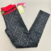 Zumba Leggings Extra X Spicy Next Level Long Logo Pants Bold Black Womens XS NWT