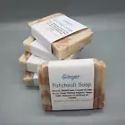 5 pack of Ginger Patchouli soap - made with a blend of 6 different oils