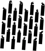 24pcs Unicorn Bookmark Scratch Paper Art Kit Drawing Animals Bookmarks Animals Bookmarks Scratch Paper Bookmarks Drawing Papers Wood Black