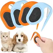 4Pcs Pet Knotting Comb for Dogs, Multifunctional Dog Comb for Cat, Pet Hair Removal Tool, Cat Dog Knot Remover, Grooming Comb for Dog Cats Removing Tangled and Loose Hair