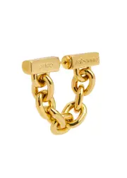 Paco Rabanne XL Link Chain Hoop Earrings - Gold - One Size One Size