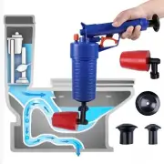 Toilet Plunger Drain Clog Remover High Pressure Air Toilet Unclogger Tool