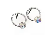 Solid 925 Sterling Silver Beauty Drop Earrings