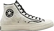 [Converse] Unisex Chuck 70 Cozy Utility Sherpa High Top Shoe Egret/Black/Egret 8.5