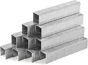 Heavy Duty T50 1/2 inch Length Staples 700-Count, 3/8" Crown 20 Gauge Galvanized, for Pneumatic, Electric, manual T50 Stapler Gun