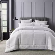 Bianca Porter Comforter Single/Double Bed White Pillowcase Room/Home Bedding Set