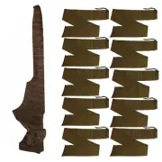 10pcs 54" Gun Sock Gun Sleeves Silicone Treated Rifle Shotgun Storage Pouch Bags