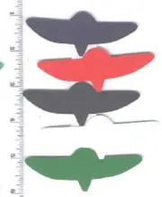 PARA WING BACKINGS - ISRAELI - Set of 5 for various qualifications - Get the set