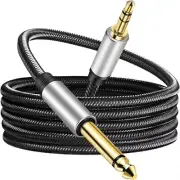 Stereo- Cable Male to Male AUX-Jack Connecting Line 3.5mm TRS to 6.5mm