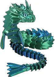Printed Dragon Fidget Toys, Flexible Joints Fidget Toys, Printed Flexible Dragon Fidget Toy for Friends Family Boys Girls
