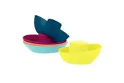 5pc Boon Fleet Stacking Boats Ship Cup Set Baby Toddler Kids Water Bath Toys 9m+